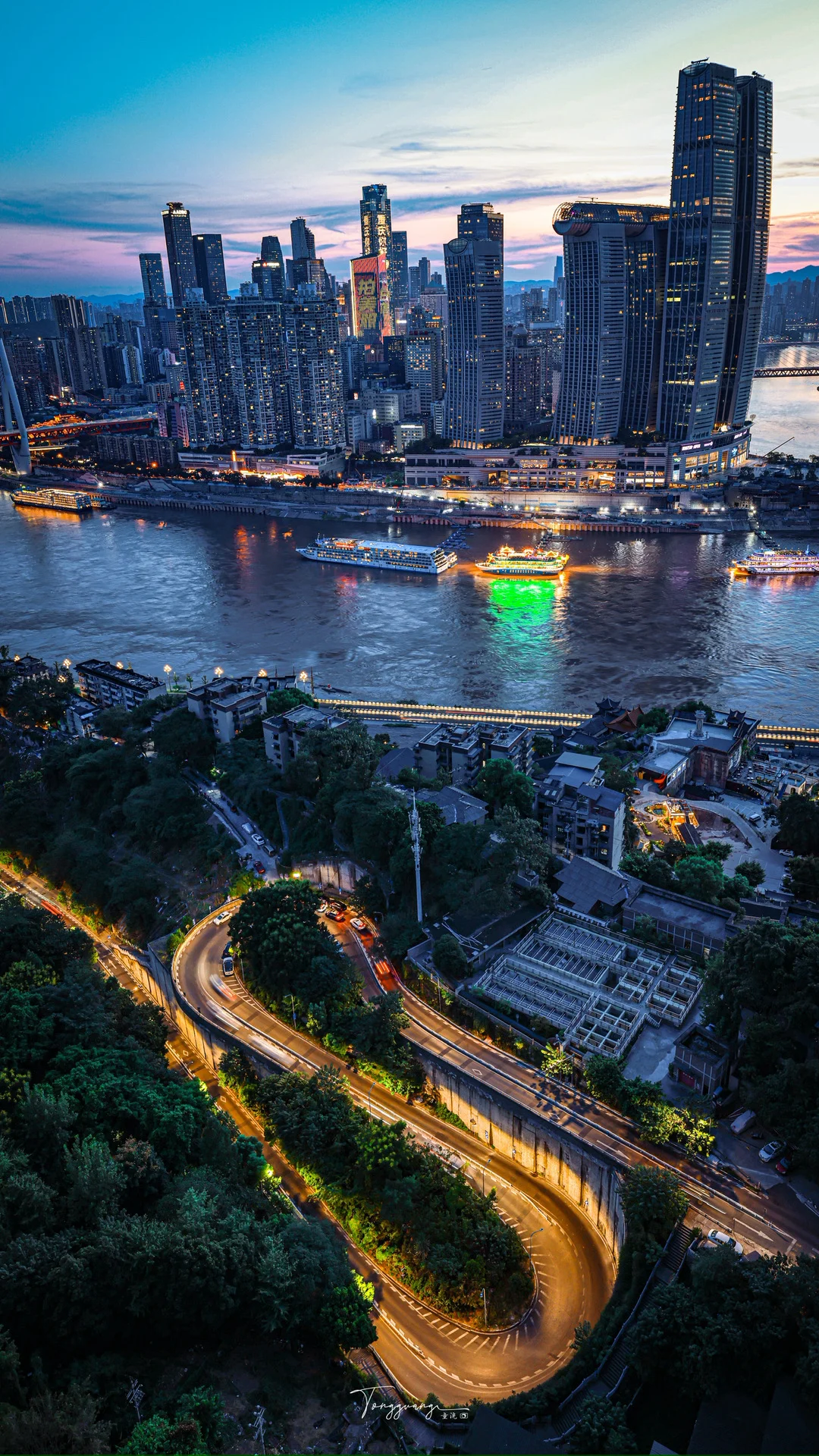 换个角度瞧渝中半岛🌈‼️