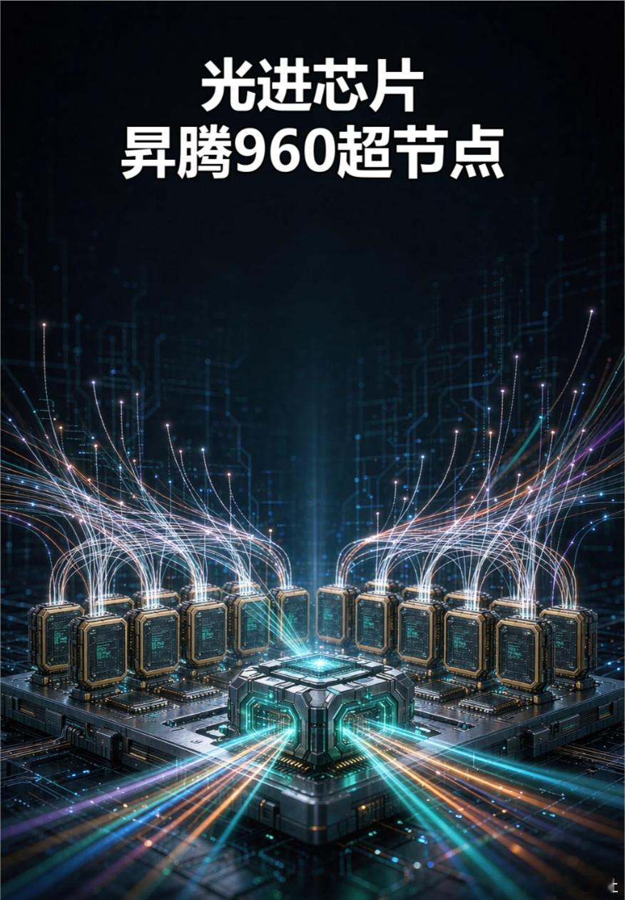 国内AI大模型快速发展，算力需求持续暴涨，受海外高端芯片供应限制，国产自主算力迎来快速突破期。英伟达超节点曾凭借高速互联集群技术，长期垄断高端算力市场。而华为跳出单芯片竞争思路，依靠集群系统工程实现弯道超车。华为昇腾超节点已通过DeepSeek等企业实测验证，全新昇腾960性能大幅升级，超大 ​
