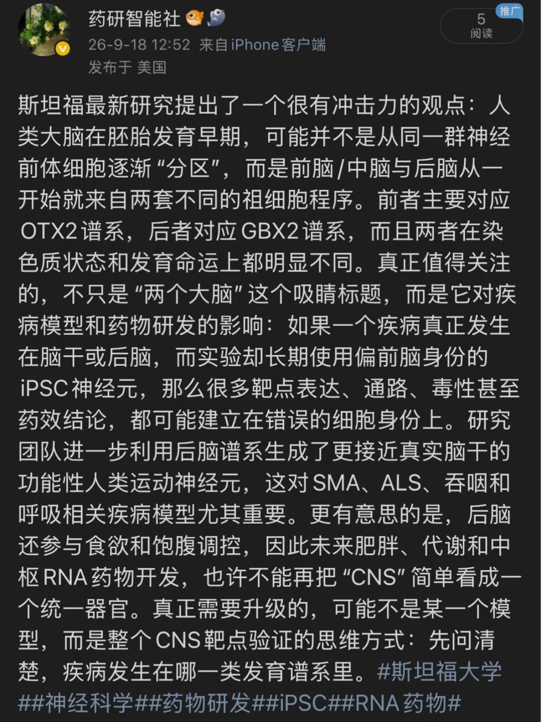 斯坦福炸出新结论：人类可能长了“两个大脑”！