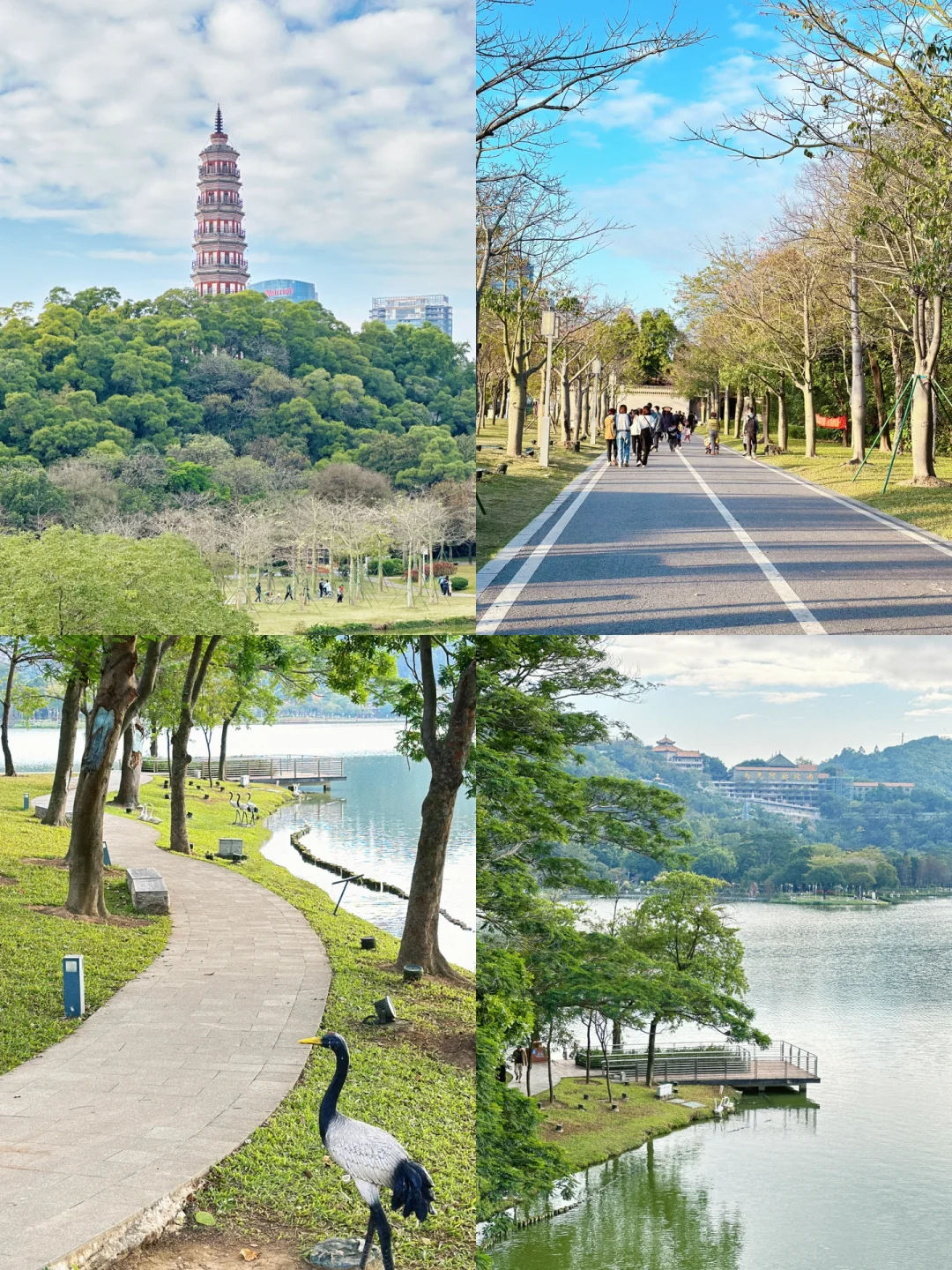 这真是一个宝藏公园‼️人少景美，地铁🉑️直达