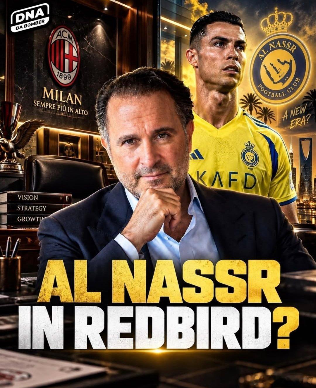 Sportitalia记者Letazia独家消息，红鸟已经开始接触收购C罗所在的利雅得胜利队。红鸟希望建立一个以米兰为核心的多俱乐部集团，并且在评估沙特以及其他地方的收购机会。

所以这么多年没等来白头巾收购米兰，反而是红鸟反攻白头巾了？[哆啦A梦吃惊][哆啦A梦吃惊][哆啦A梦吃惊][允悲][允悲][允悲]？

 ​
