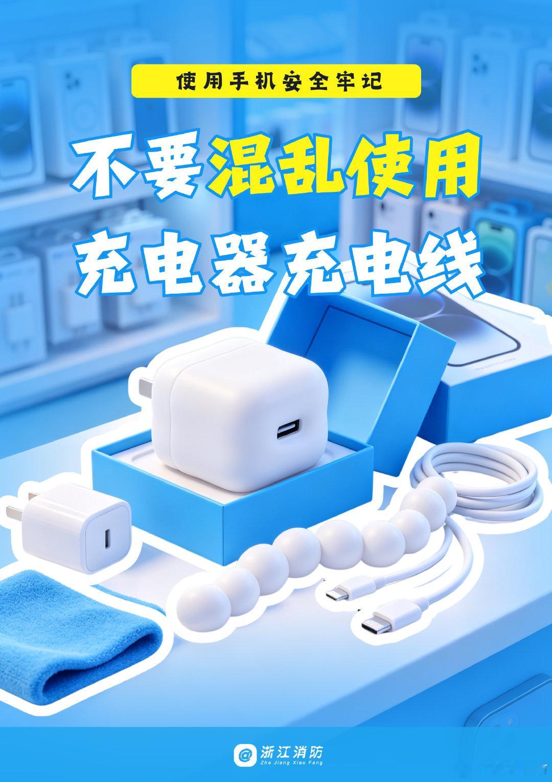 #多款手机正式涨价#【使用手机安全牢记】手机已成为日常生活中不可或缺的电子产品，但不规范的使用习惯可能引发火灾事故。为保障生命财产安全，请遵循以下消防安全提示：#库克正式卸任苹果CEO##蓝浙浙的微课堂# ​