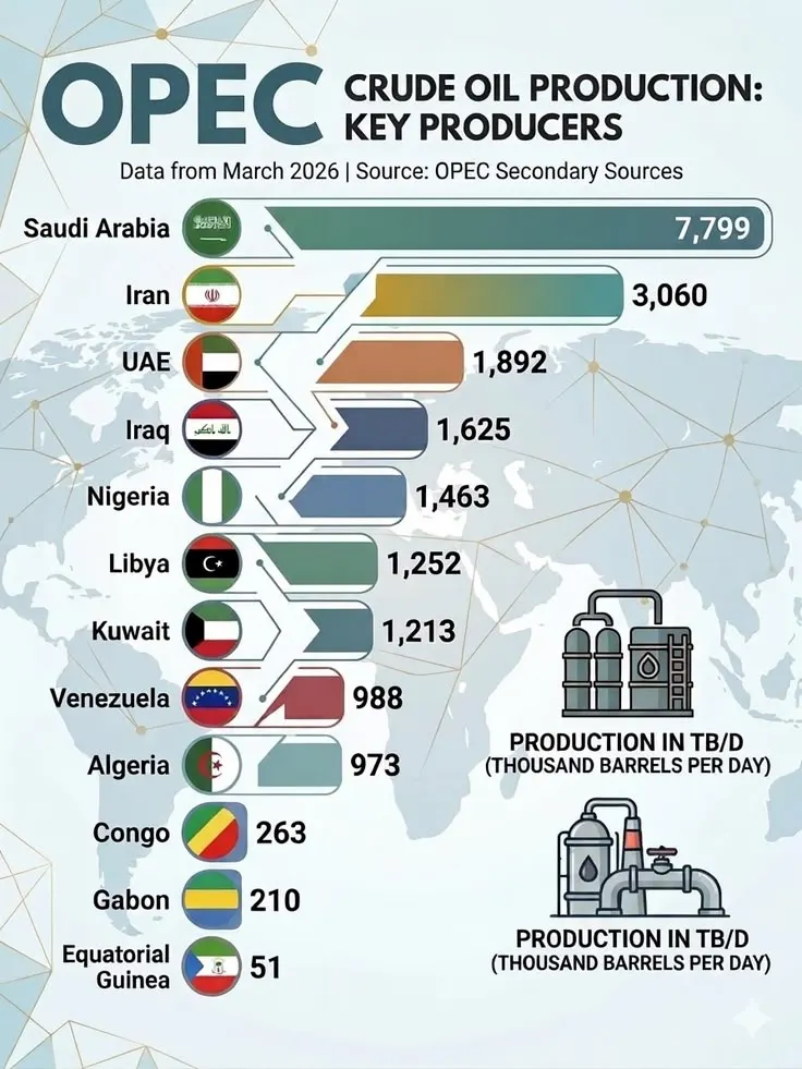 🌍OPEC原油产量揭秘📊投资参考必读