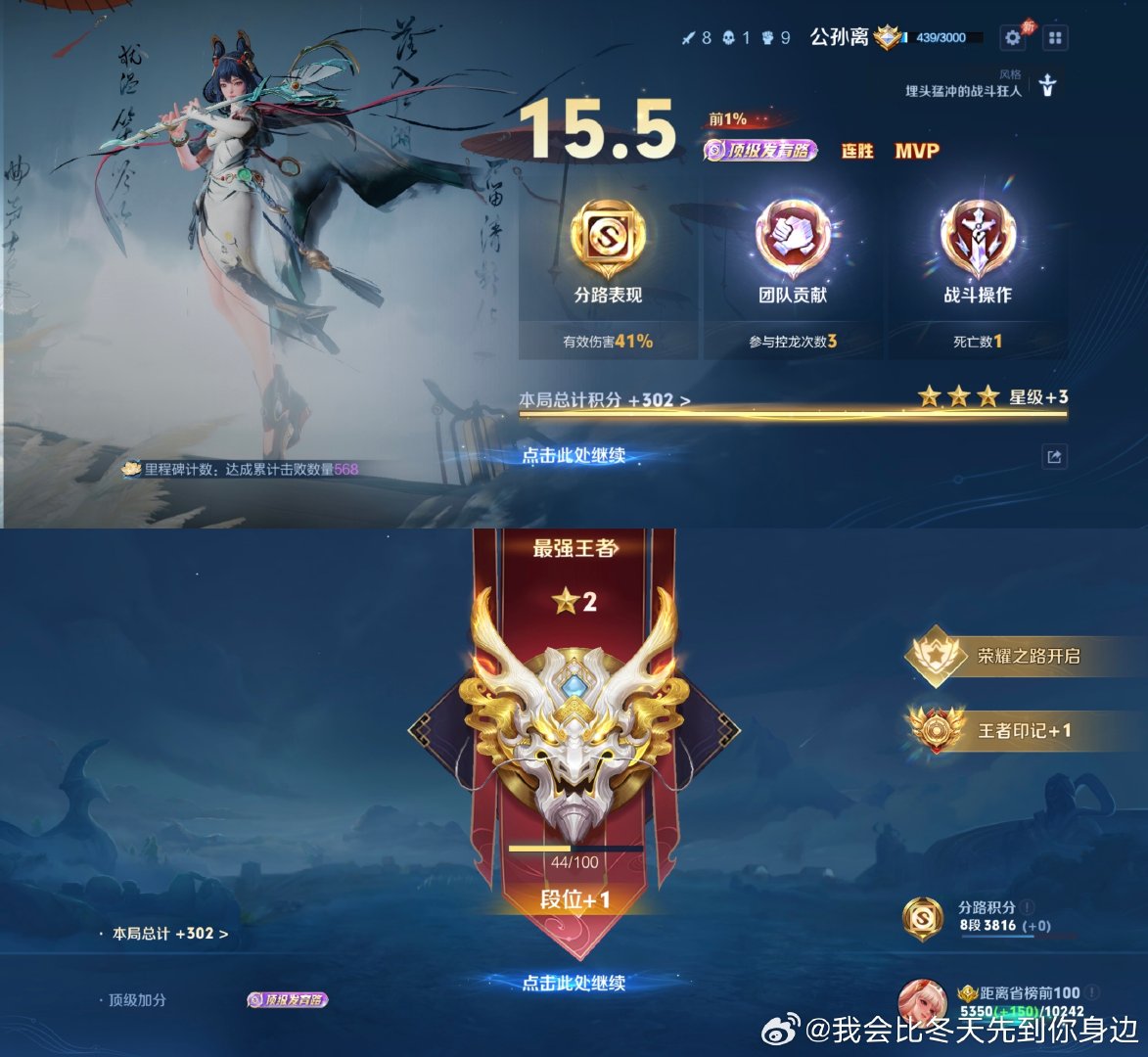 #荣耀茶话会[超话]# 耀五-王者 指定公孙离ouo ​ ​