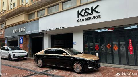 尊界S800双拼TPU金属香槟金改色&amp;k汽车