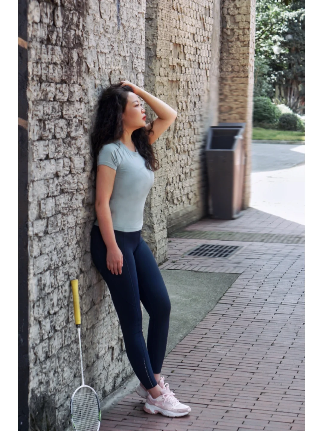 我的愉加是晨练路上的风景