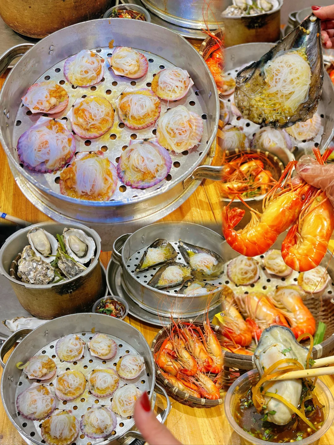 逛夜市必吃！被追着问的锅蒸海鲜🦞