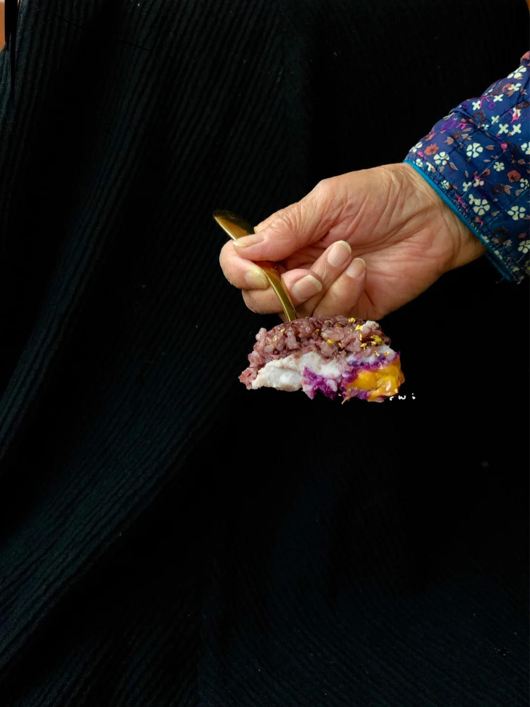 🥳紫米糕 口感层层递进💜芋泥肉松米糕