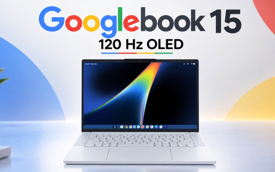 #极客热点播报# 【#ChromeOS 旗舰笔记本 GoogleBook 15 曝光：搭载 120Hz OLED 屏幕 联想制造#】一款名为「GoogleBook 15」的全新笔记本电脑近日在网络上提前曝光。根据泄露信息显示，这款设备由联想负责制造，并有望成为 Google 推动 ChromeOS 高端化战略的重要产品。其最大的亮点在于配备了一块 15  ​