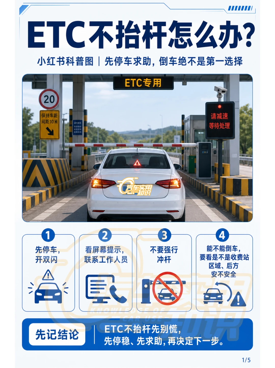 高速etc不抬杆怎么回事？