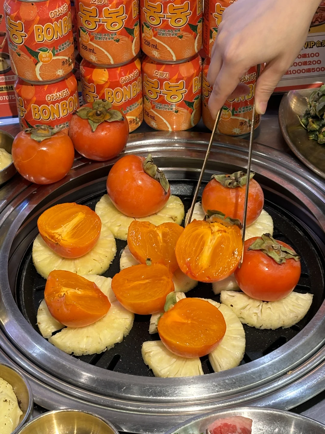 起猛了！居然在南昌吃到了烤柿子…🥹