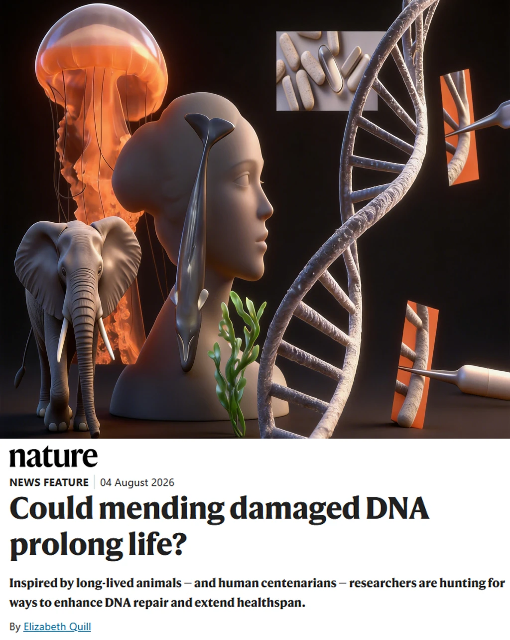 Nature重磅-长寿的秘诀找到了？