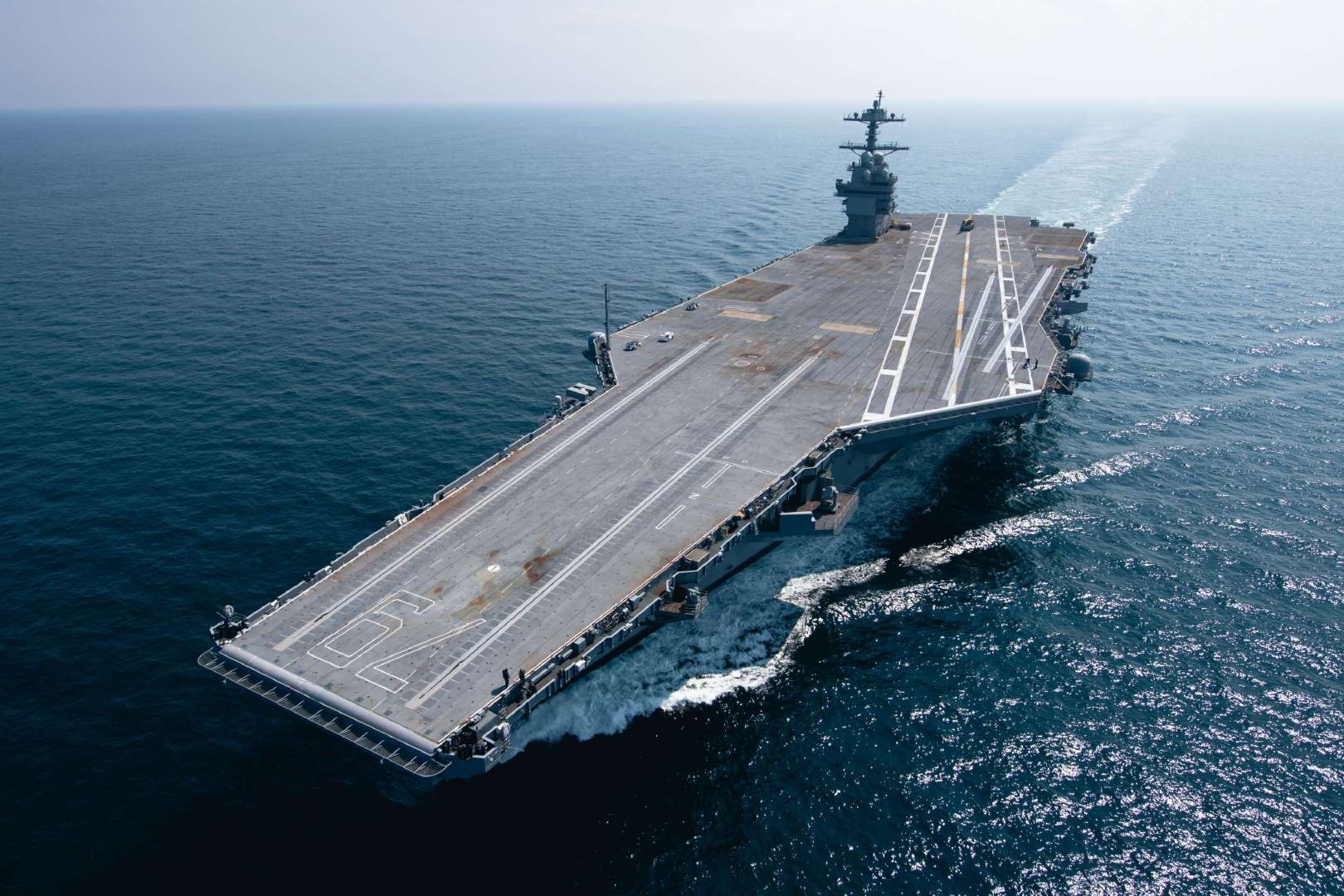 CVN-79 肯尼迪号 福特级二号舰完成交付试海 ​