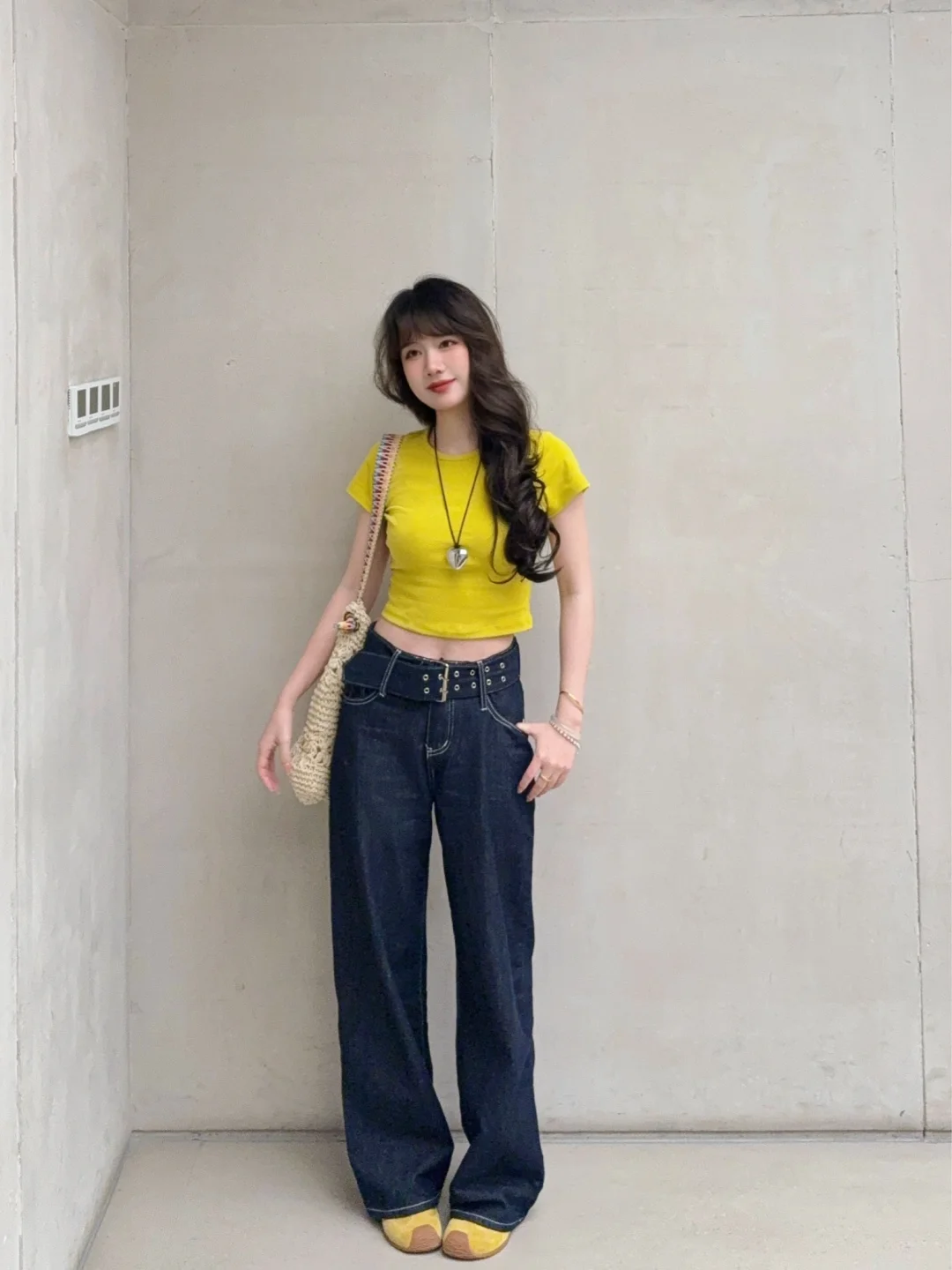 正肩T➕包浆裤：太能打了