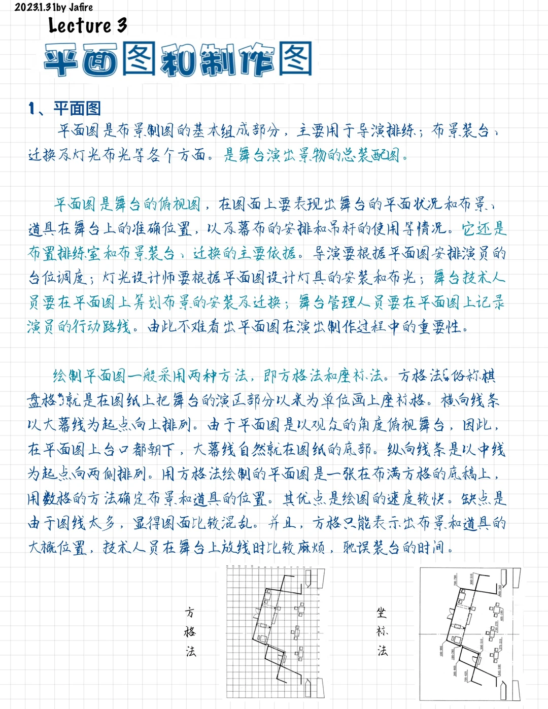 Lecture 3 平面图和制作图