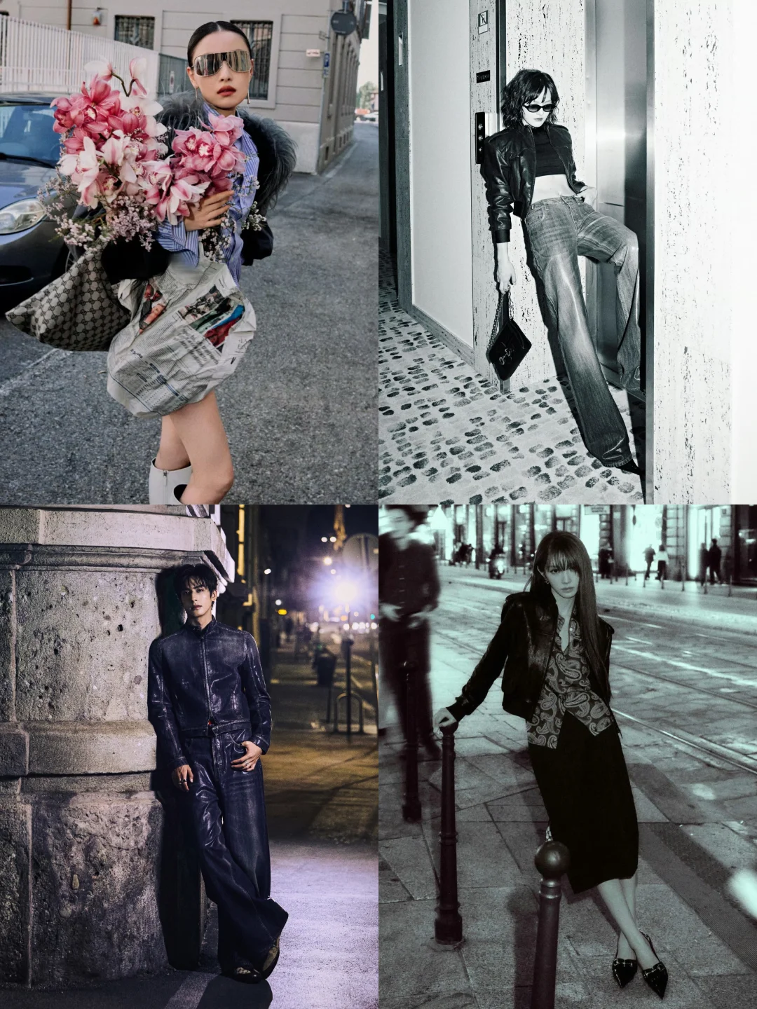 倪妮、文淇、宋威龙、田曦薇亮相GUCCI大秀
