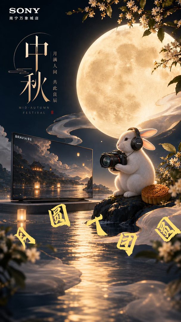 🌕月光赴人间，月圆人团圆
