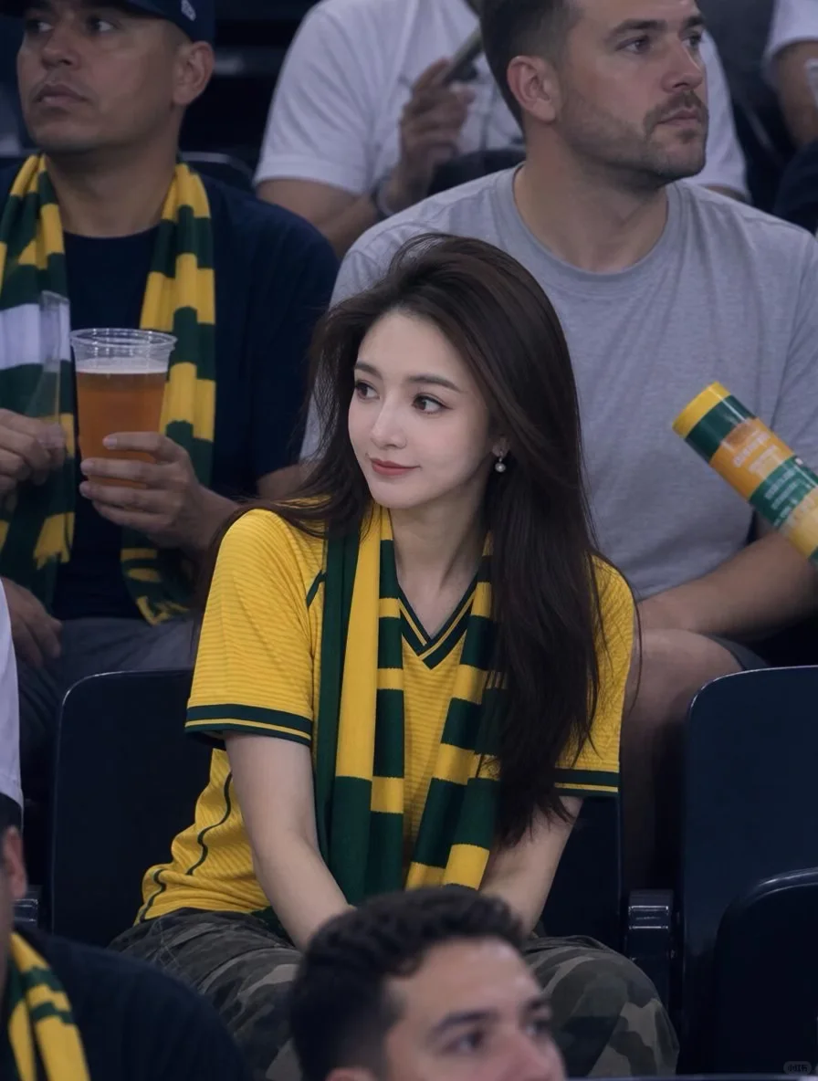 世界杯在看台被拍到⚽️