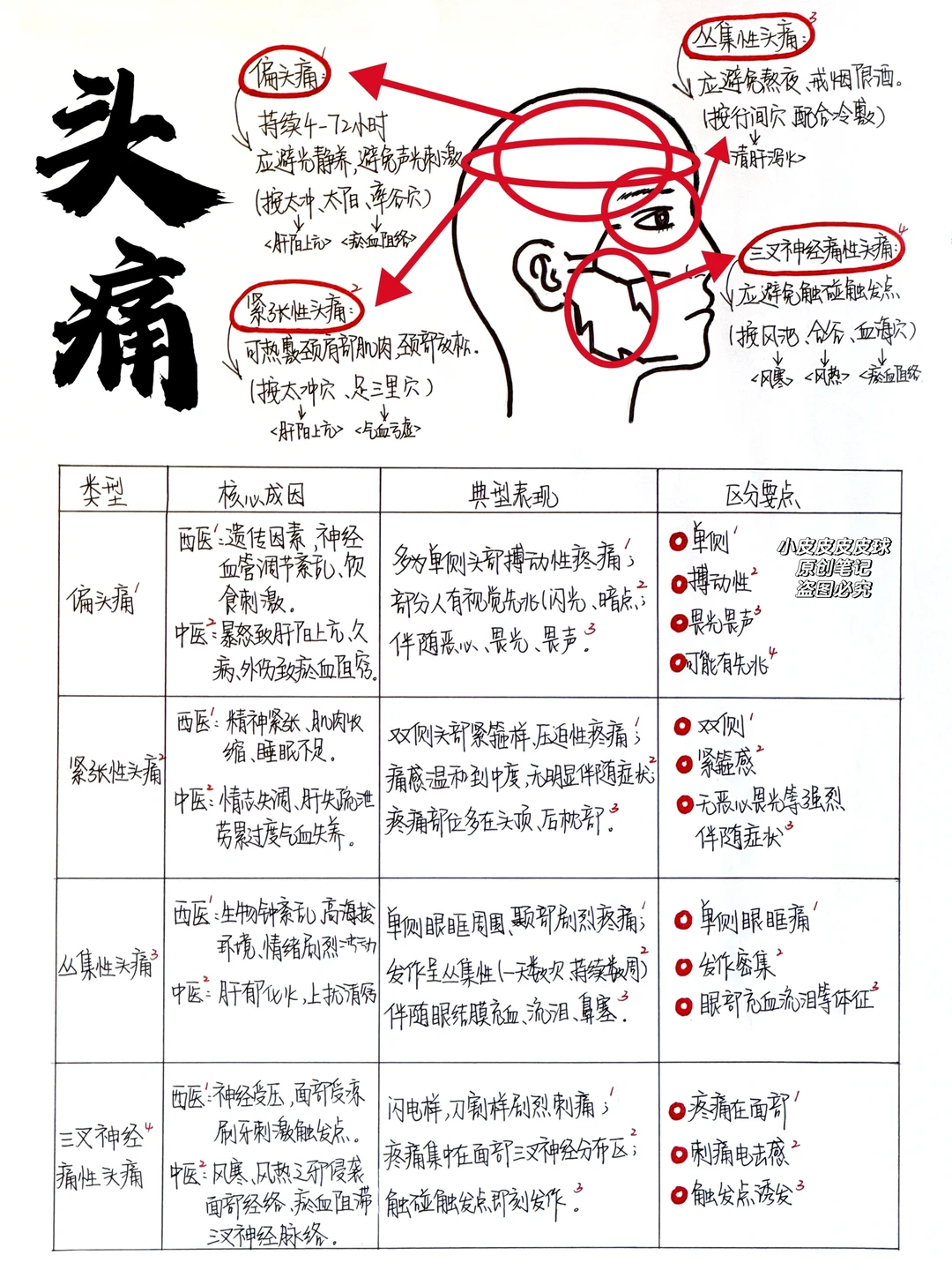 梳理一晚上😭一次性讲清神经性头痛（实用版