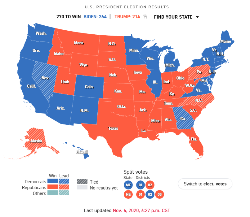 不用等內華達州開票瞭? 佐治亞州選情悄悄翻藍-圖2