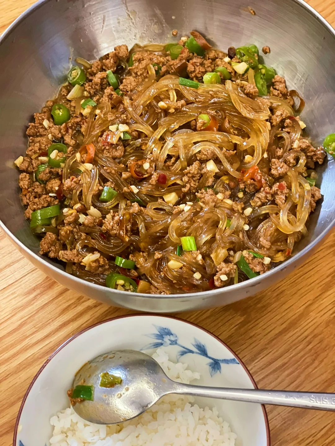 没有蚂蚁的蚂蚁上树⁉️好吃到舔盘的肉末粉丝