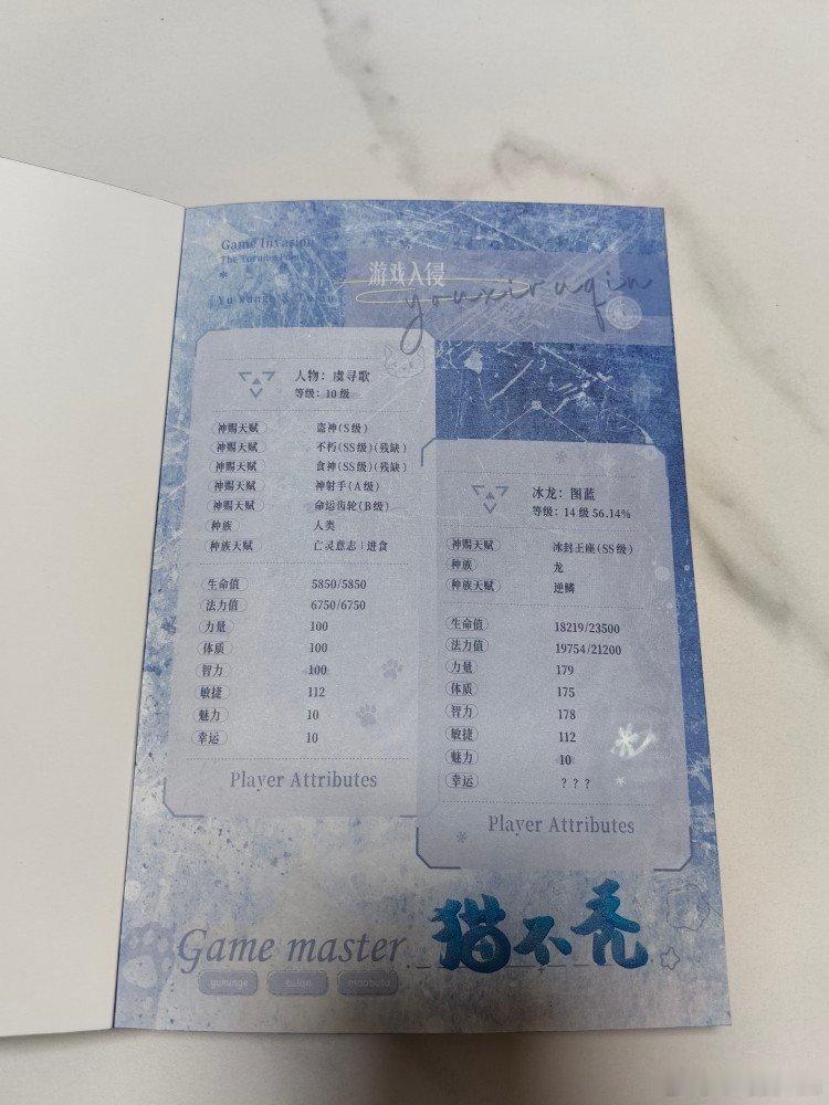 高强度拉练的一天，昨天晚上收到猫不秃的亲签《游戏入侵2》，兴奋的2点才...