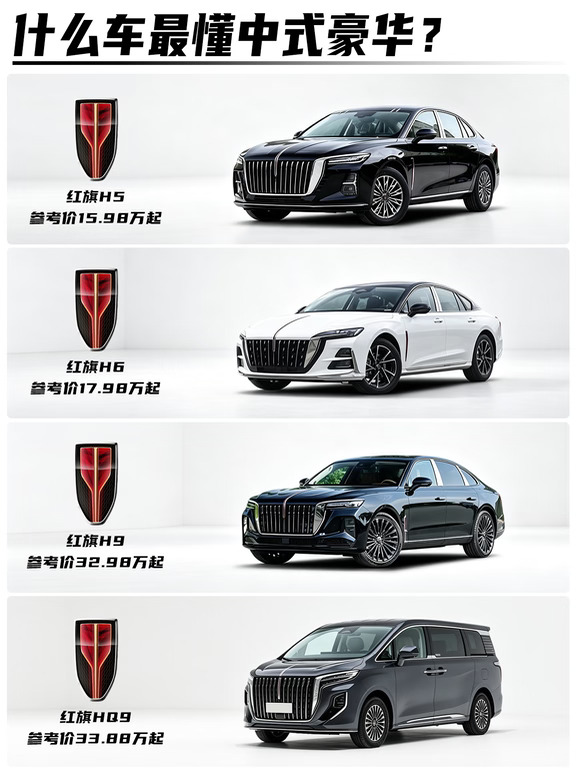 红旗全系热门车型鉴赏！