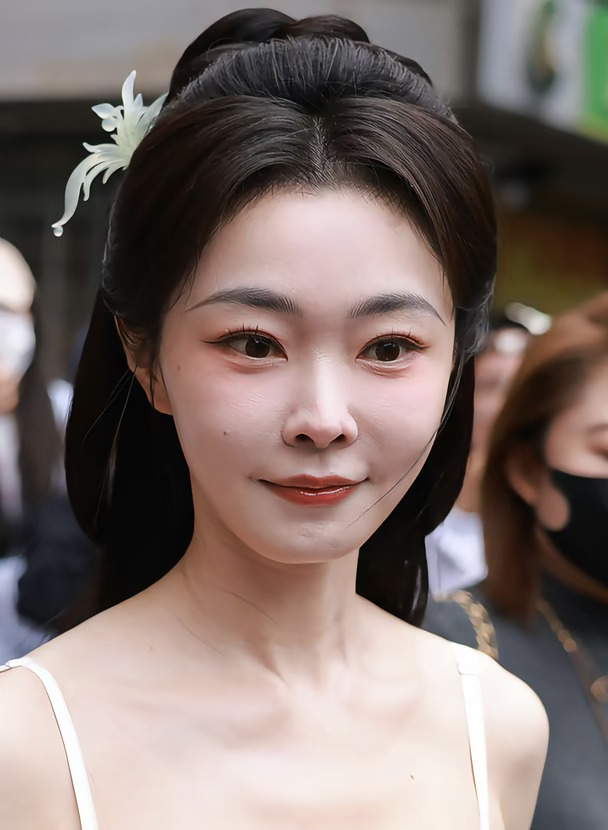 宋轶线下路透 中式古典美人的感觉