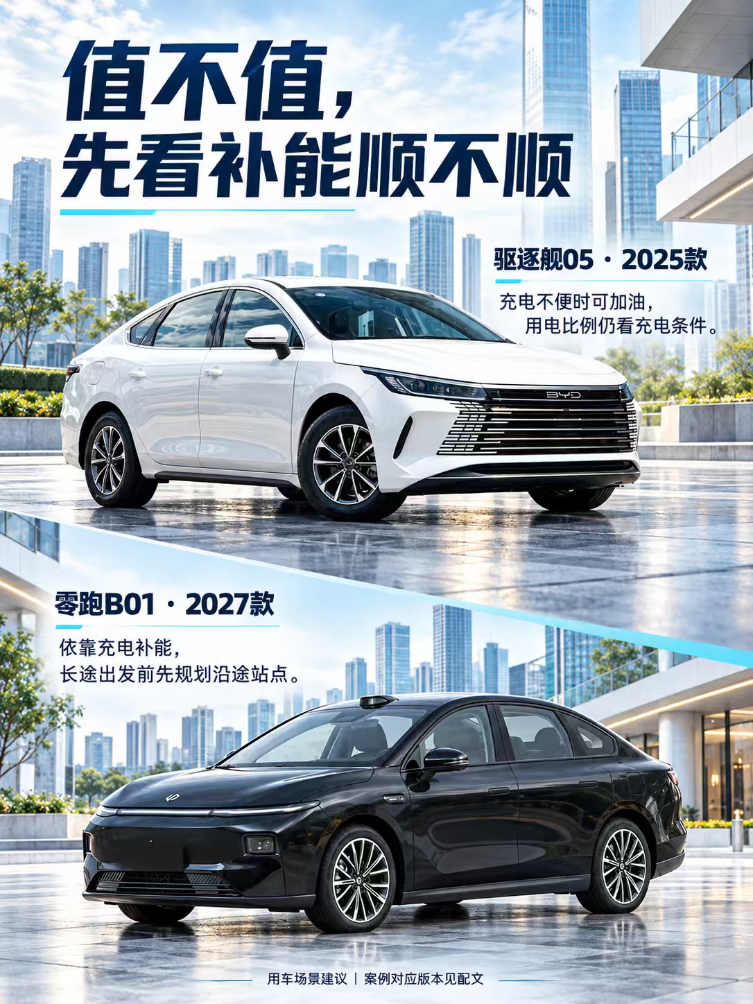 驱逐舰05和零跑B01谁更适合你的日常