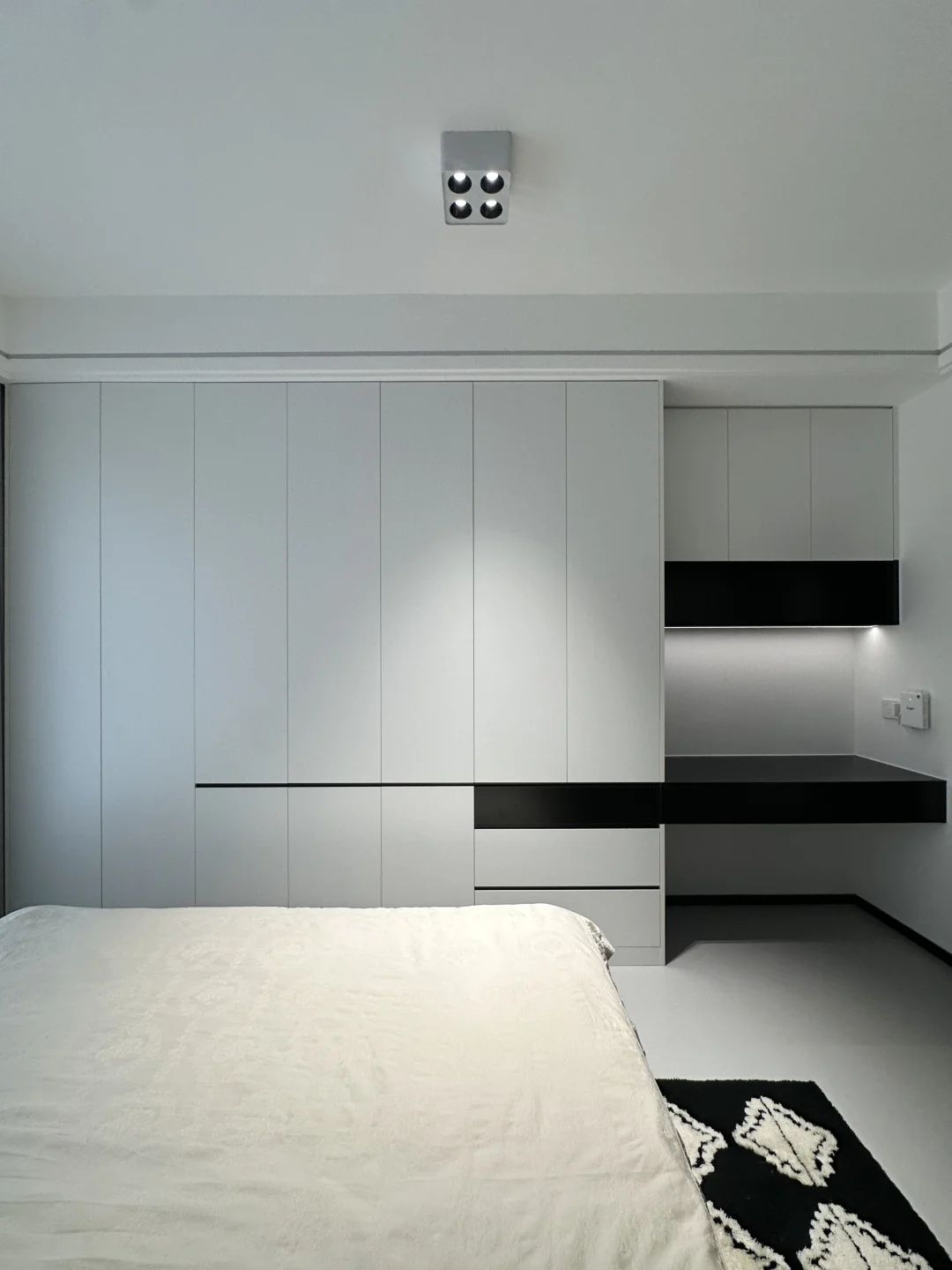 替你们试了，3.2m真的可做床尾大衣柜，附尺寸