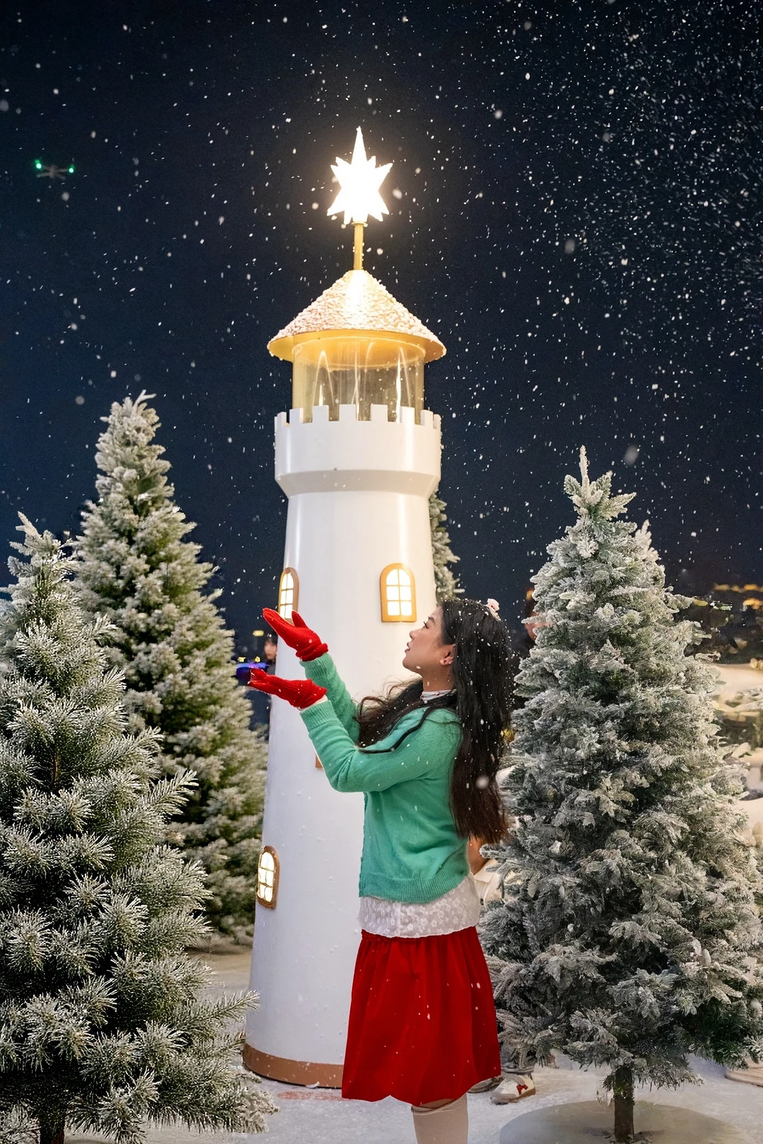 温州不下雪的城市，今年早早下起雪了