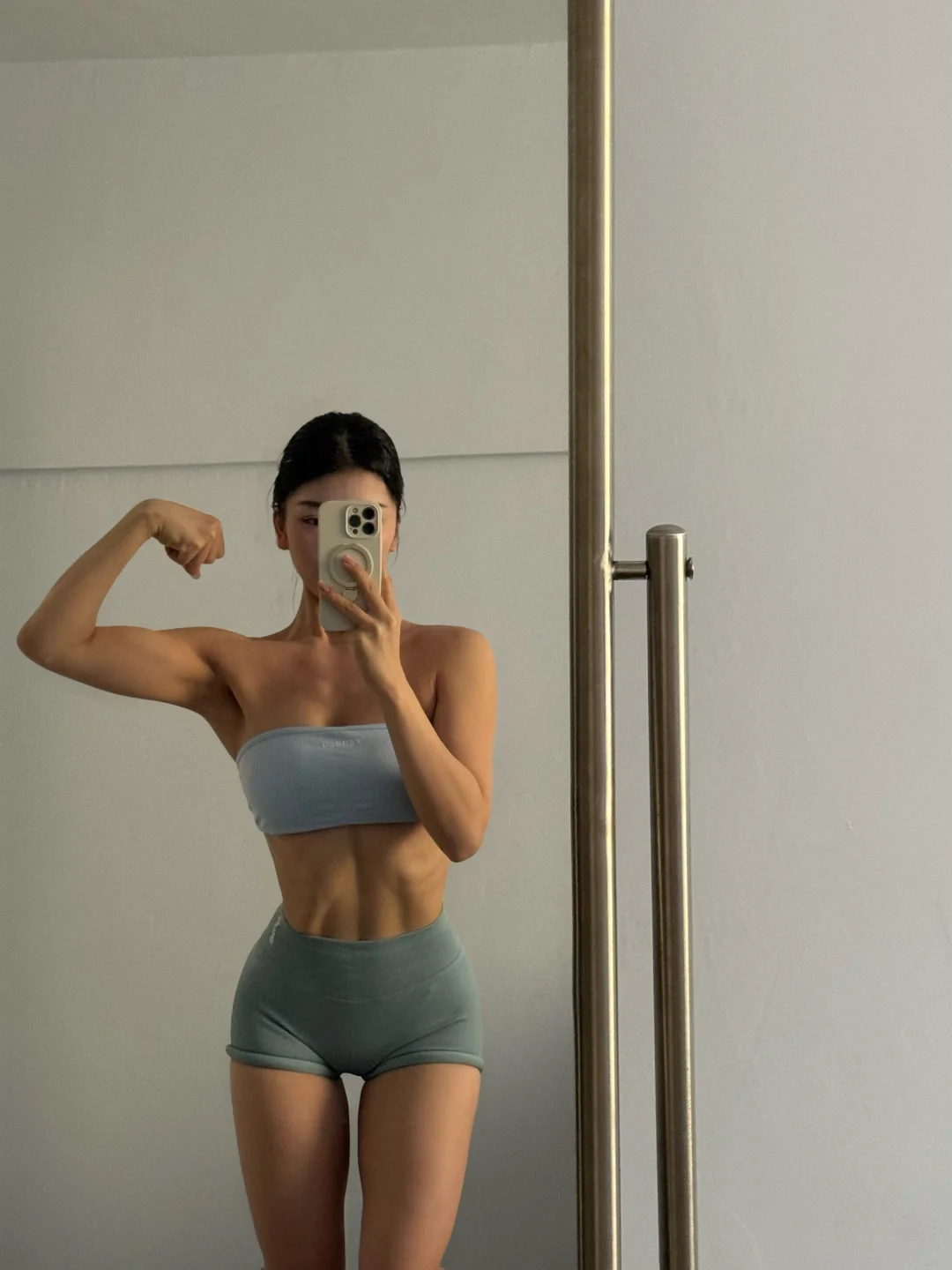 🩵💙今日份空腹对镜拍