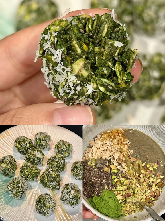 巨巨巨醇香抹茶开心果能量球🍵北美超市食材