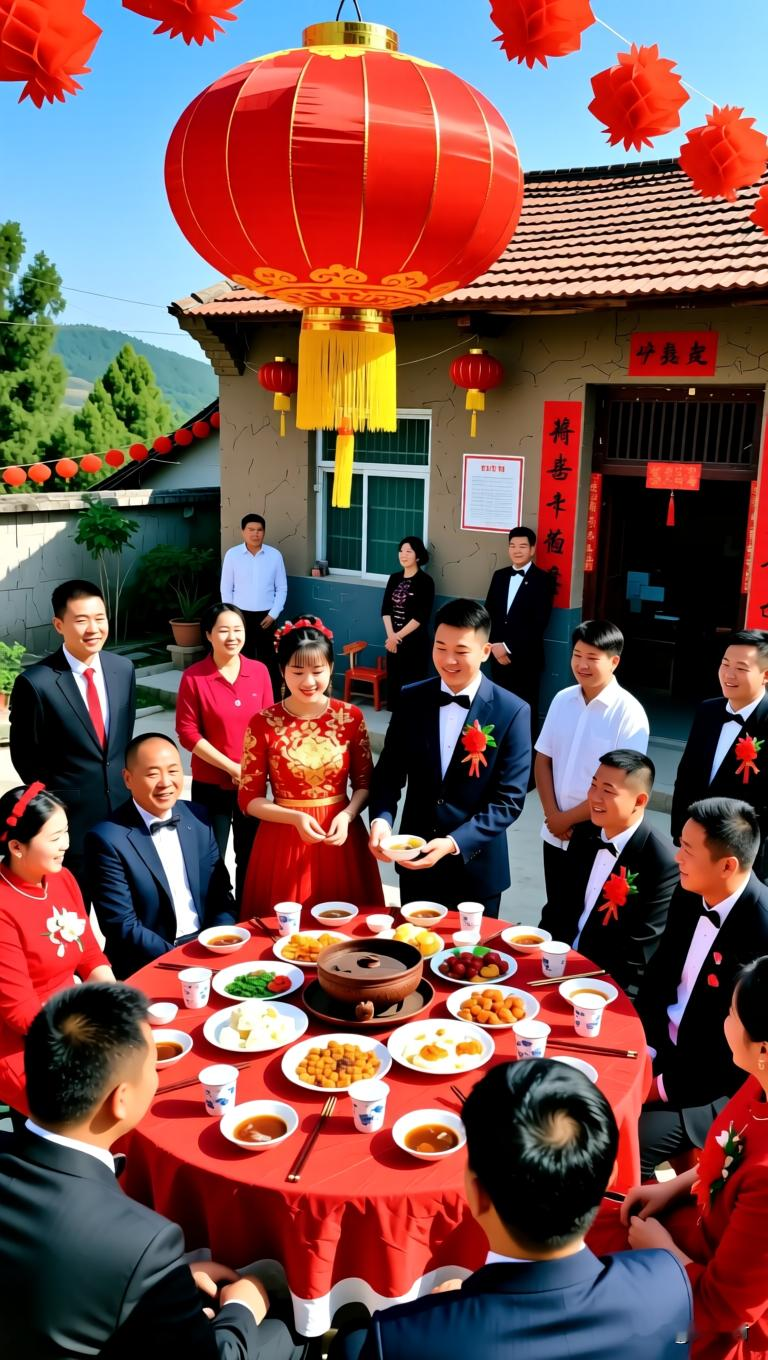 农村婚宴惊现“茅台配龙虾”，新农村的婚礼到底能有多高？

在很多人的印象里，农村婚宴无非是大锅菜、露天棚，随礼一百吃三天。但如果你最近去新农村喝过喜酒，恐怕会惊掉下巴：如今的农村婚宴，早已不是你记忆中的模样。

前几天，我回老家参加了一场婚礼。地点在鲁西南的一个普通村庄，但婚宴的规格却让我这个见多识