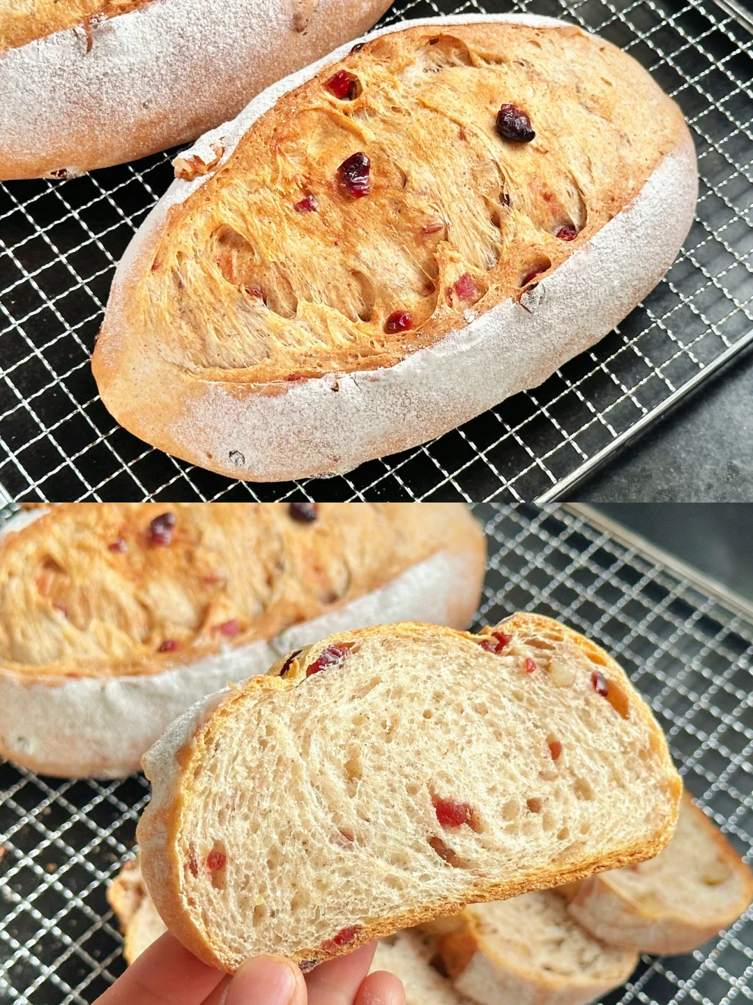 高纤核果全麦面包🥖健康低脂！越嚼越香！！