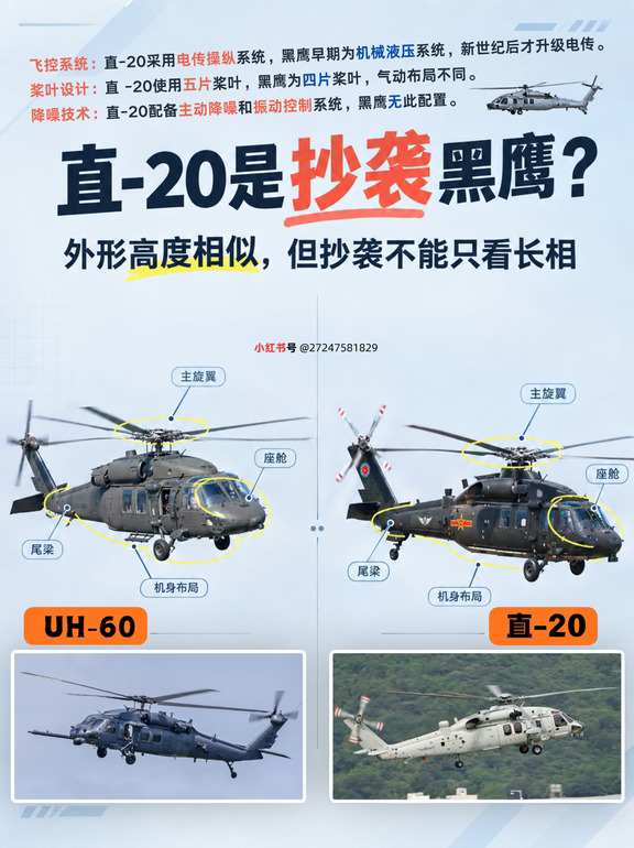 直-20抄黑鹰？换了中国心，5片桨叶更胜一筹