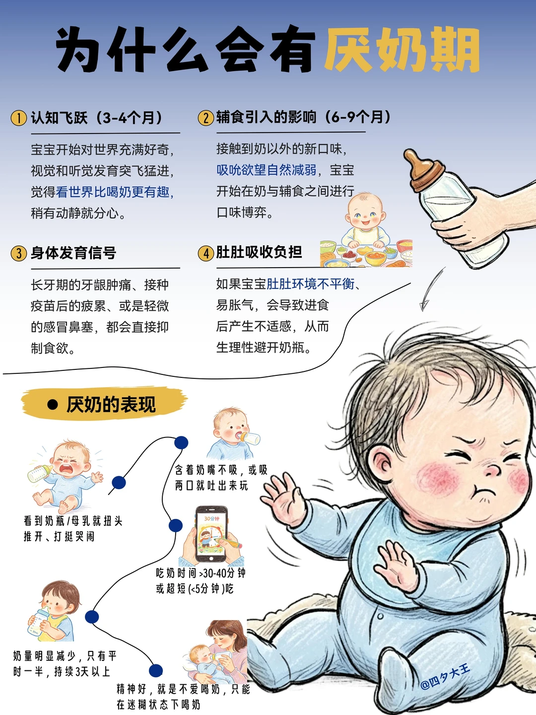 厌奶变干饭宝，二胎妈支招‼️