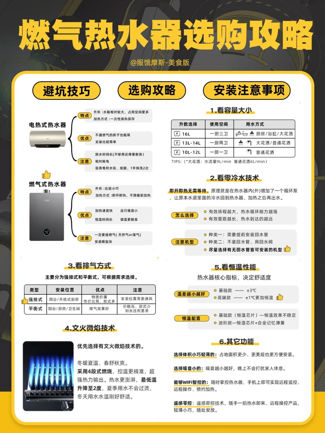 🔥燃气热水器选购6大技巧，看完不踩雷