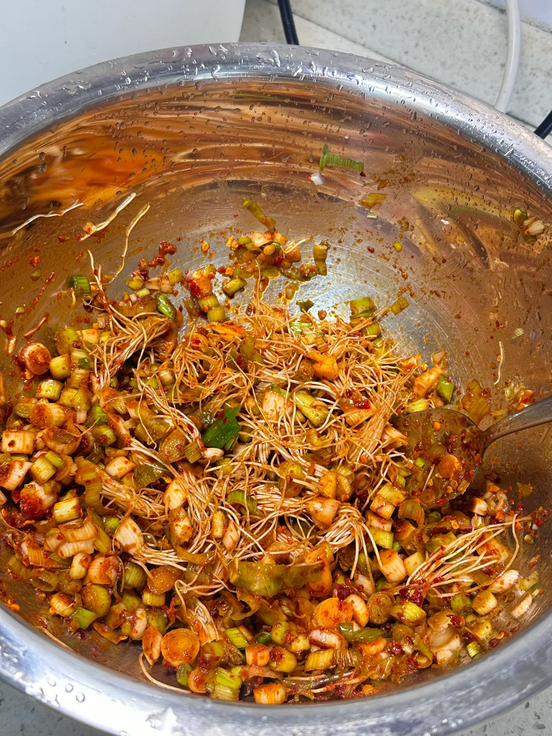 谁懂啊 我妈做的凉拌蒜苗真的绝了😌