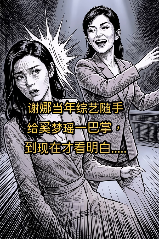 谢娜当年综艺随手给奚梦瑶一巴掌