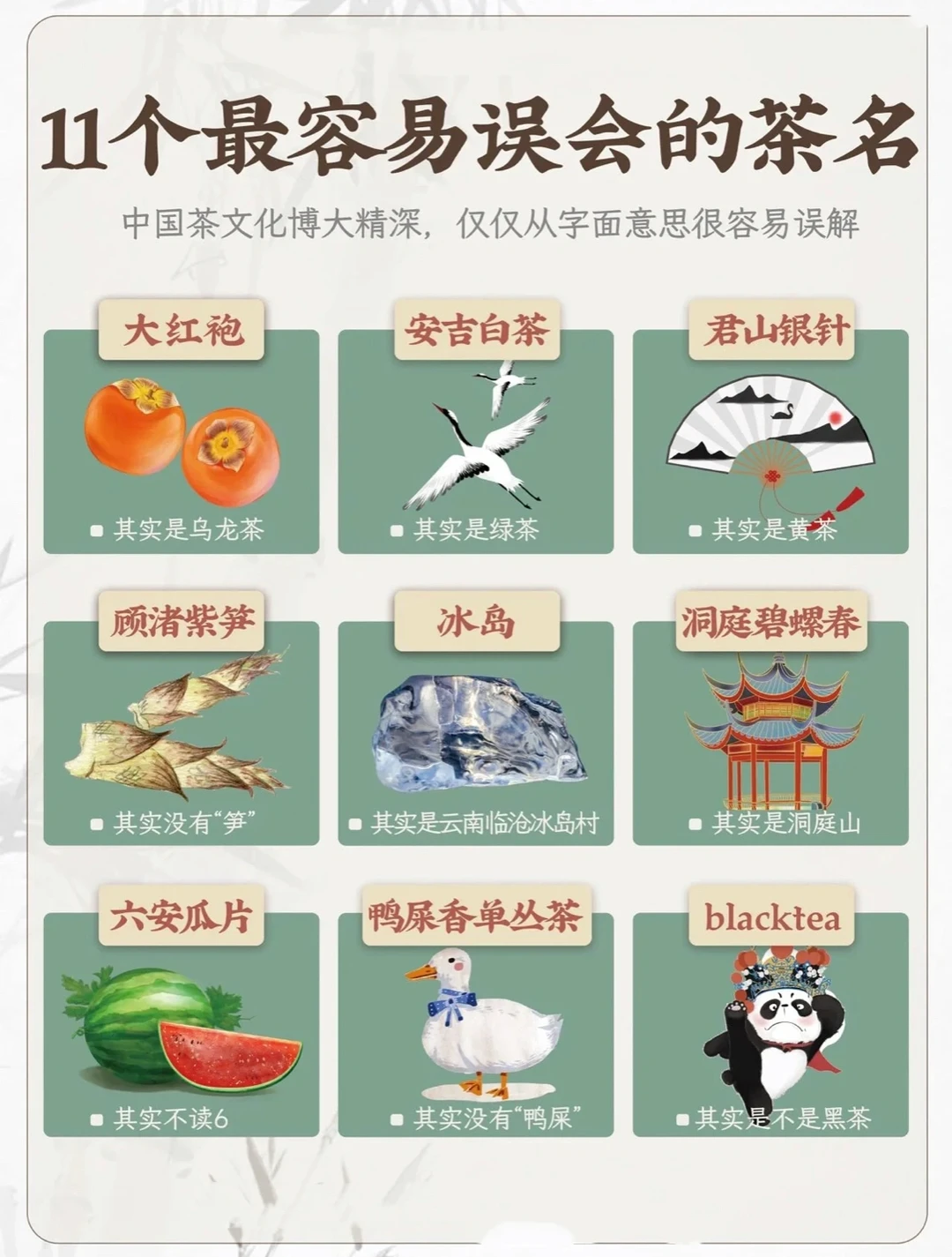 11个最容易误会的茶名，建议茶人收藏！