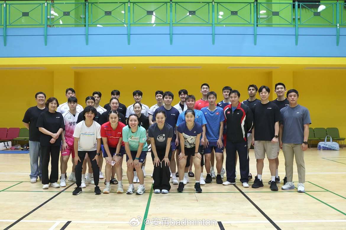 🏸三星生命羽毛球队 × 中国香港羽毛球队 开启联合集训 🇰🇷🇭...
