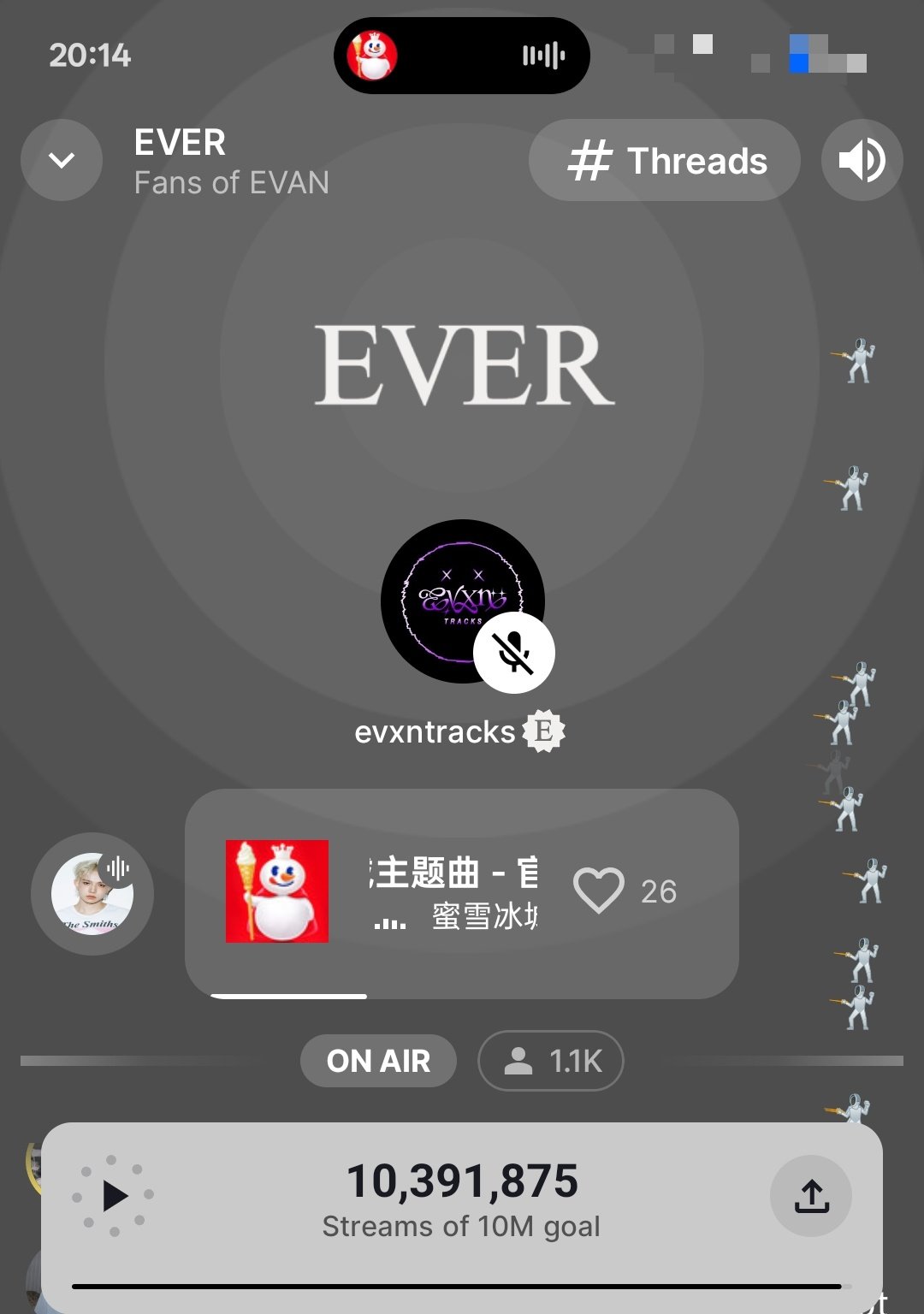 #李羲承[超话]# test走起，有不懂的可以问哦！
要注意：1️⃣电台需要有Spotify会员并关联
2️⃣进电台后需要有声音才计入
3️⃣需要在on air🔍自己的昵称，搜得到才计入
4️⃣如果满足1️⃣3️⃣还没有声音的话可以把Spotify同时打开 ​