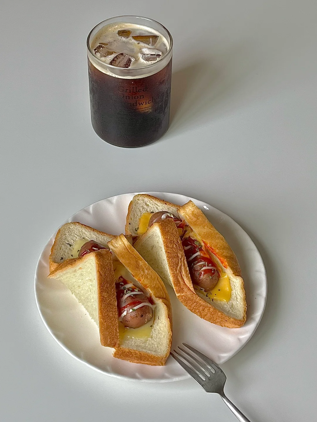 ☀️工作日早餐｜巨好吃的芝士香肠吐司卷😋