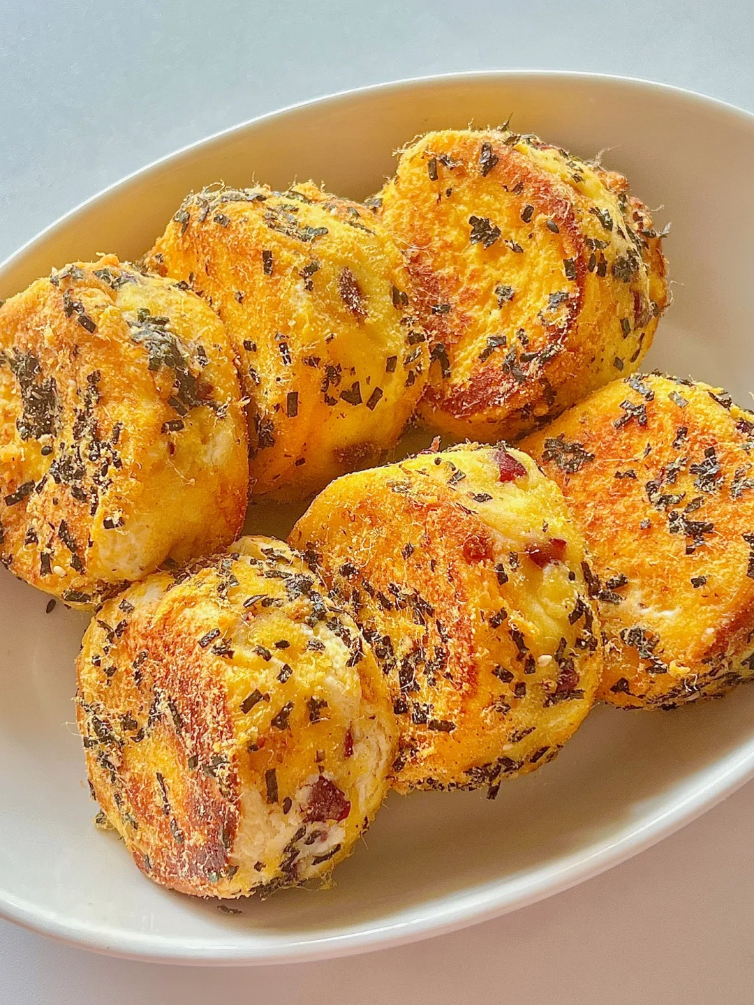 免烤箱自制零食～海苔肉松小贝❗️营养好消化