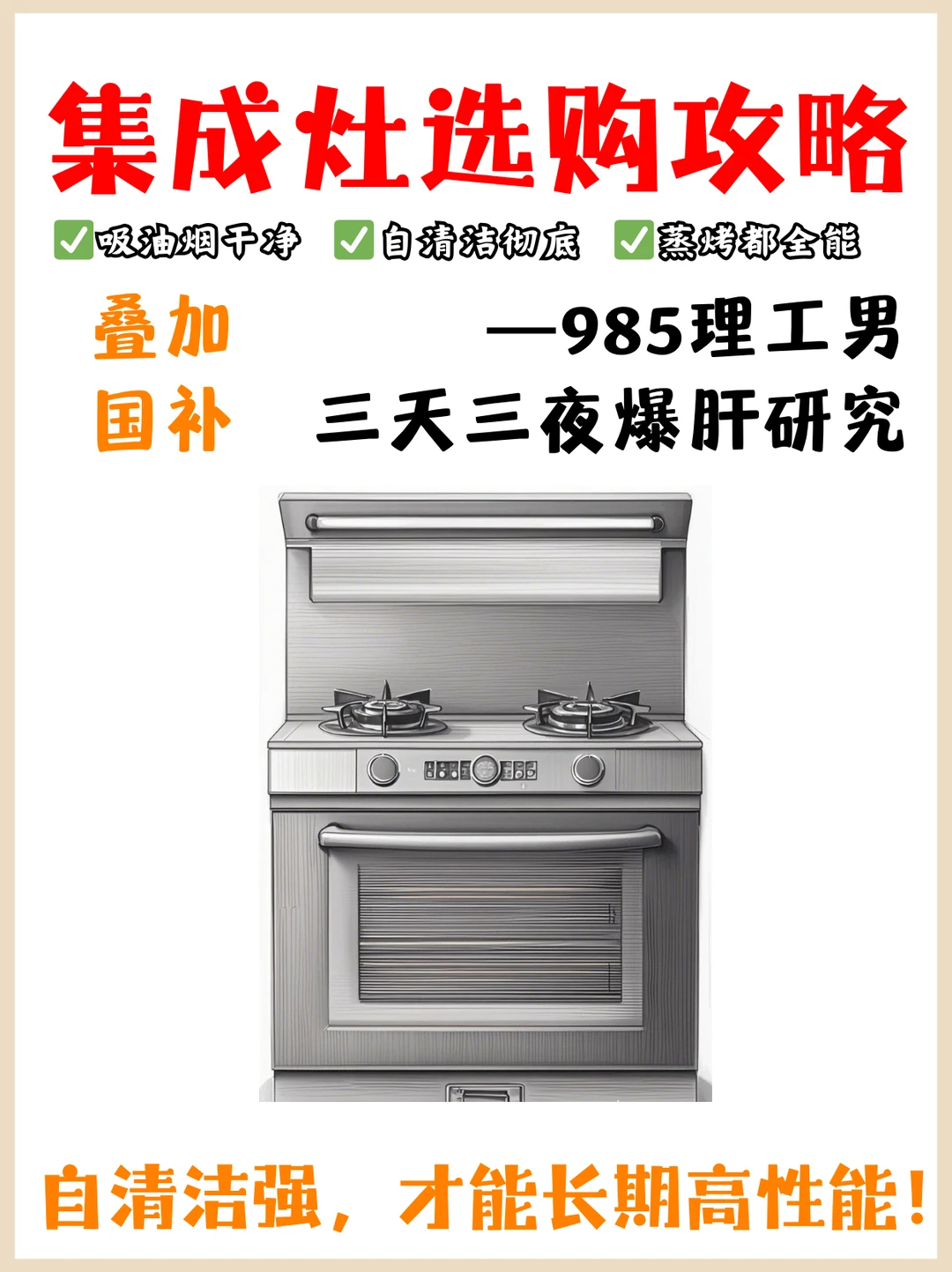 2025年集成灶选购攻略来袭！国补价太香了！
