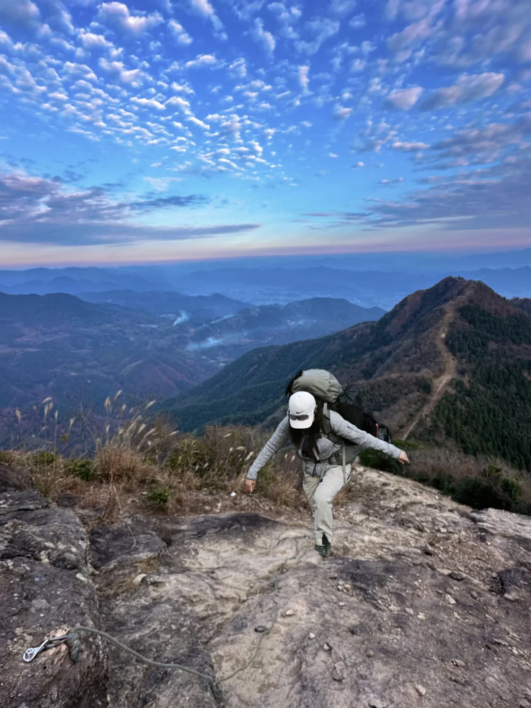 人生第一次重装露营Plog终于睡了大雷山🏕️