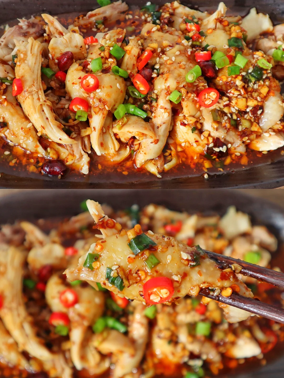 好吃到上瘾的神仙凉菜手撕口水鸡‼️大口吃肉