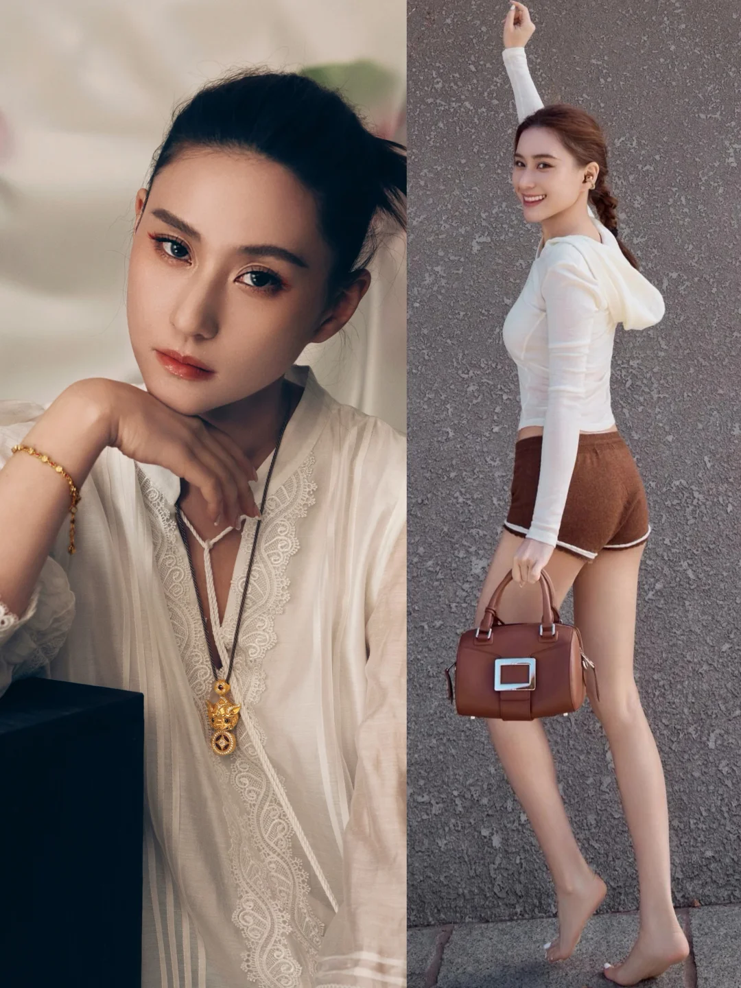 何超莲审美真在线，戴的黄金貔貅太会选了！