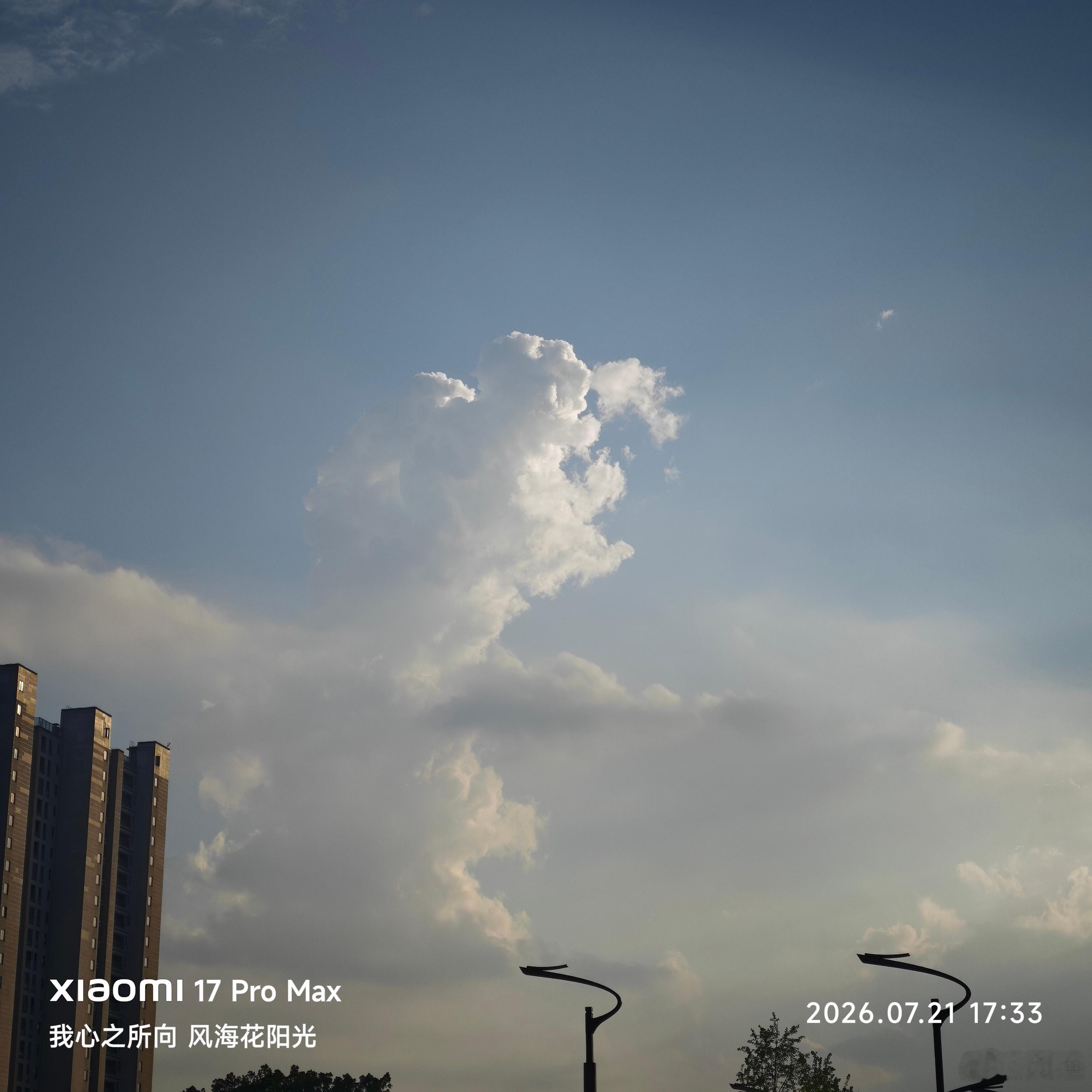 下班的时候  天空是这样的 自由 假装的 ​​​